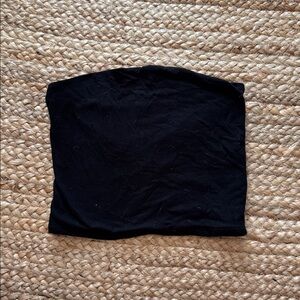 Wild Fable Black Strapless tube Top